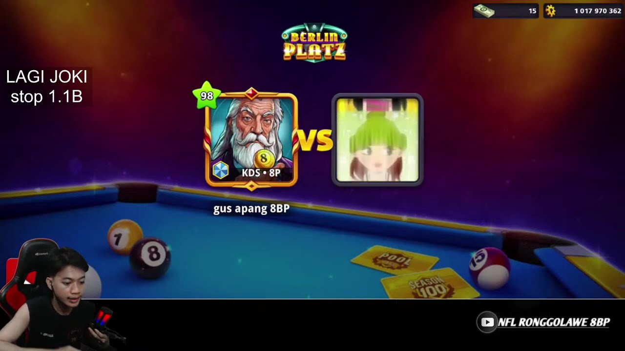 8 Ball Pool 0 COIN to 100M😎