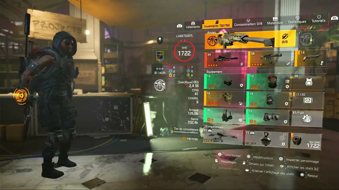 LIVE DETENTE THE DIVISION 2 2EME TRAQUE DE LA SAISON 9 (FIFFA 22 POUR FINIR) dsl bug de son a la fin