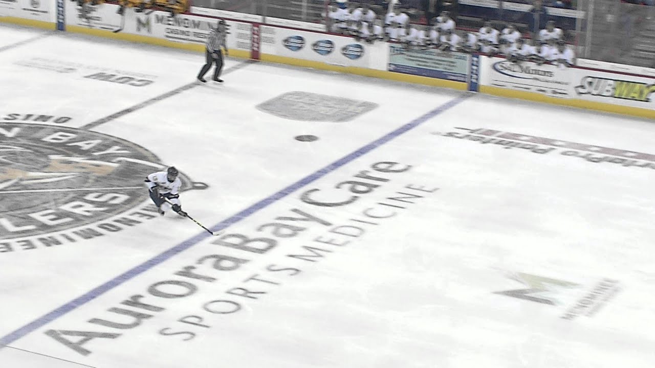 Adam Huska makes a save