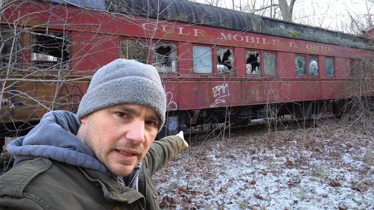 All Aboard The Abandoned Train Restaurant - 20 Year Old Food Still in the Fridge!
