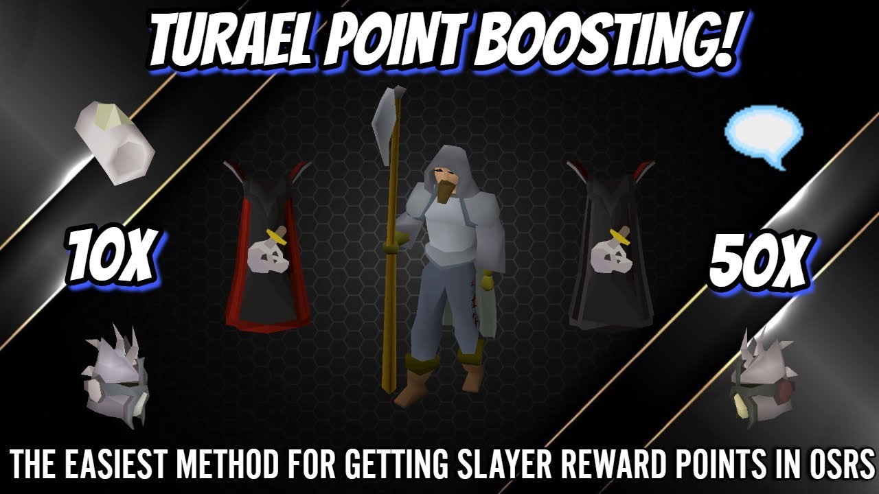 Tureal Point Boosting - The Easiest Method for Getting Slayer Reward Points in OSRS