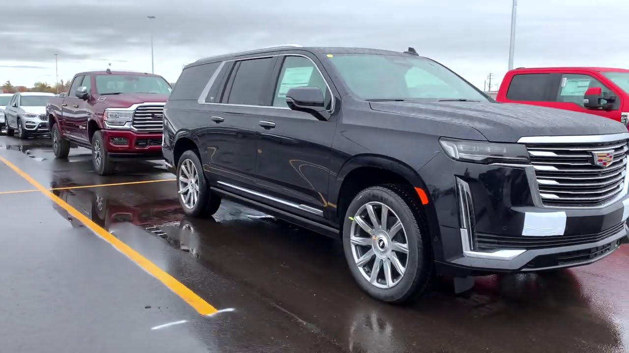 💥💥💥 SUV كبيرة فاخرة - 2021 كاديلاك إسكاليد ESV بلاتينيوم ❌ ركوب مغناطيسي مع تعليق هوائي متكيف