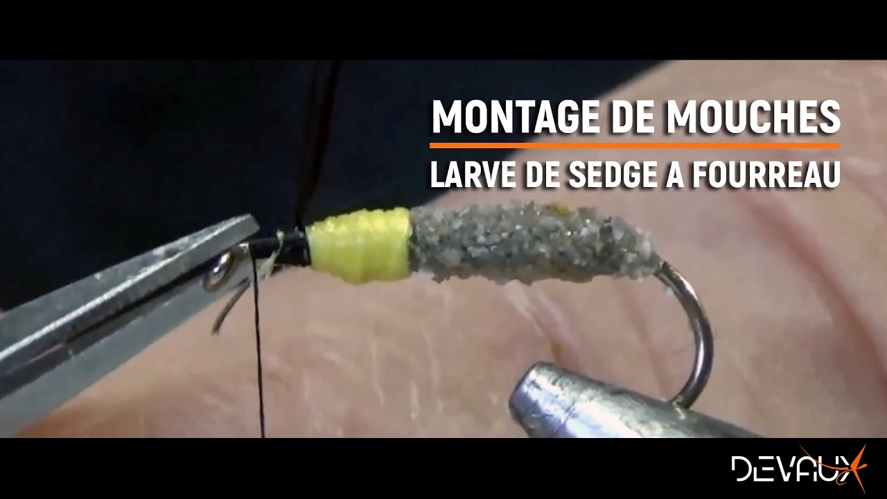 Montage mouche : Larve de Sedge a fourreau par Philippe Giraud