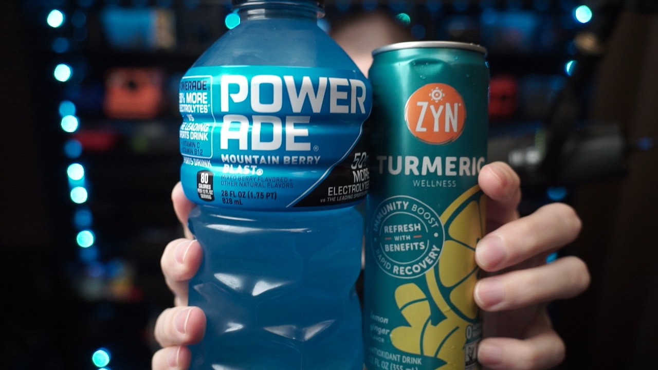 Trying ZyN Lemon Ginger Turmeric & Power Ade Mountain Blast