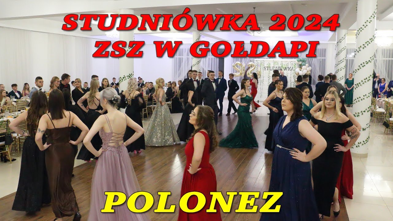 Polonez - studniówka ZSZ w Gołdapi 2024