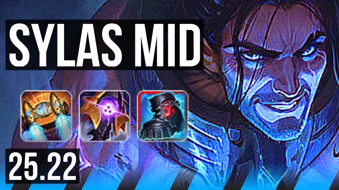 SYLAS vs FIZZ (MID) | 9/0/2, Legendary | KR Master | 25.22