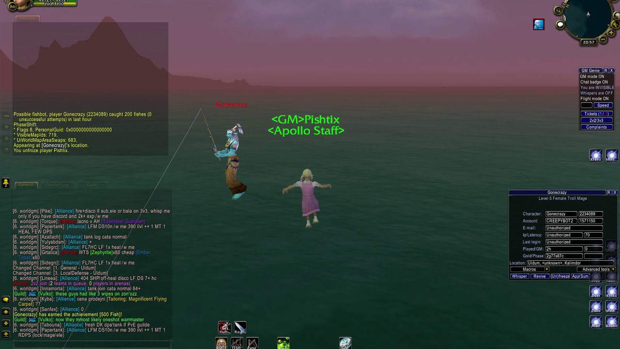 Gonecrazy Hacking / Fishbot