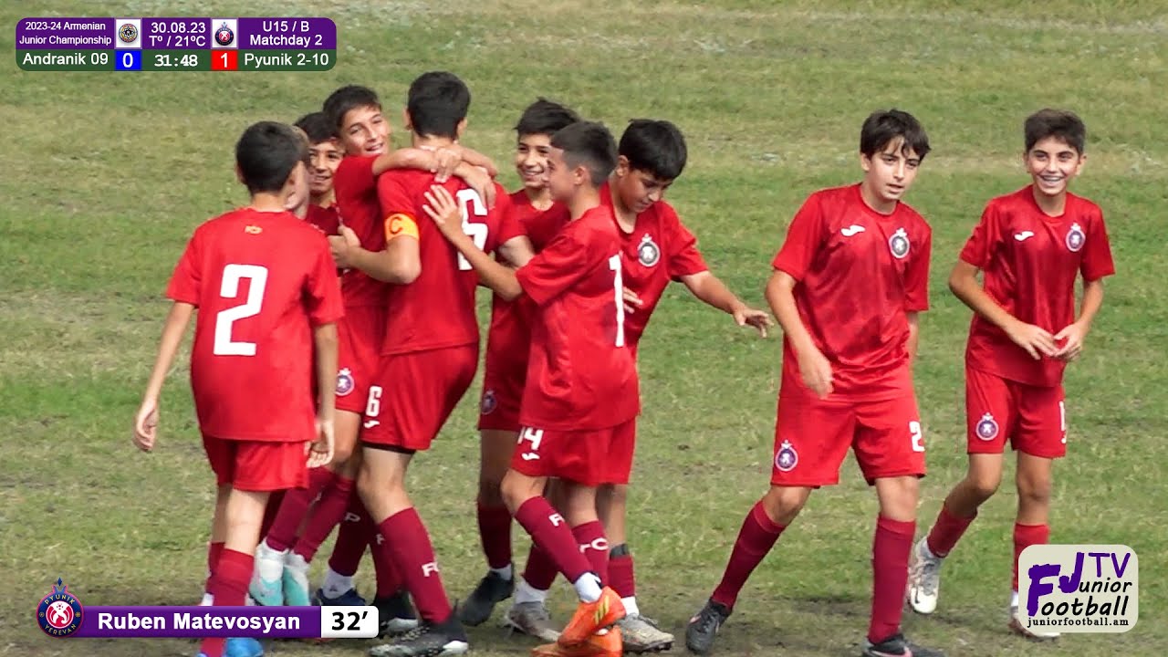 Andranik 09 (4-1) Pyunik 2-10 (30.08.23) 2023-24 AJC U15B, Matchday 2