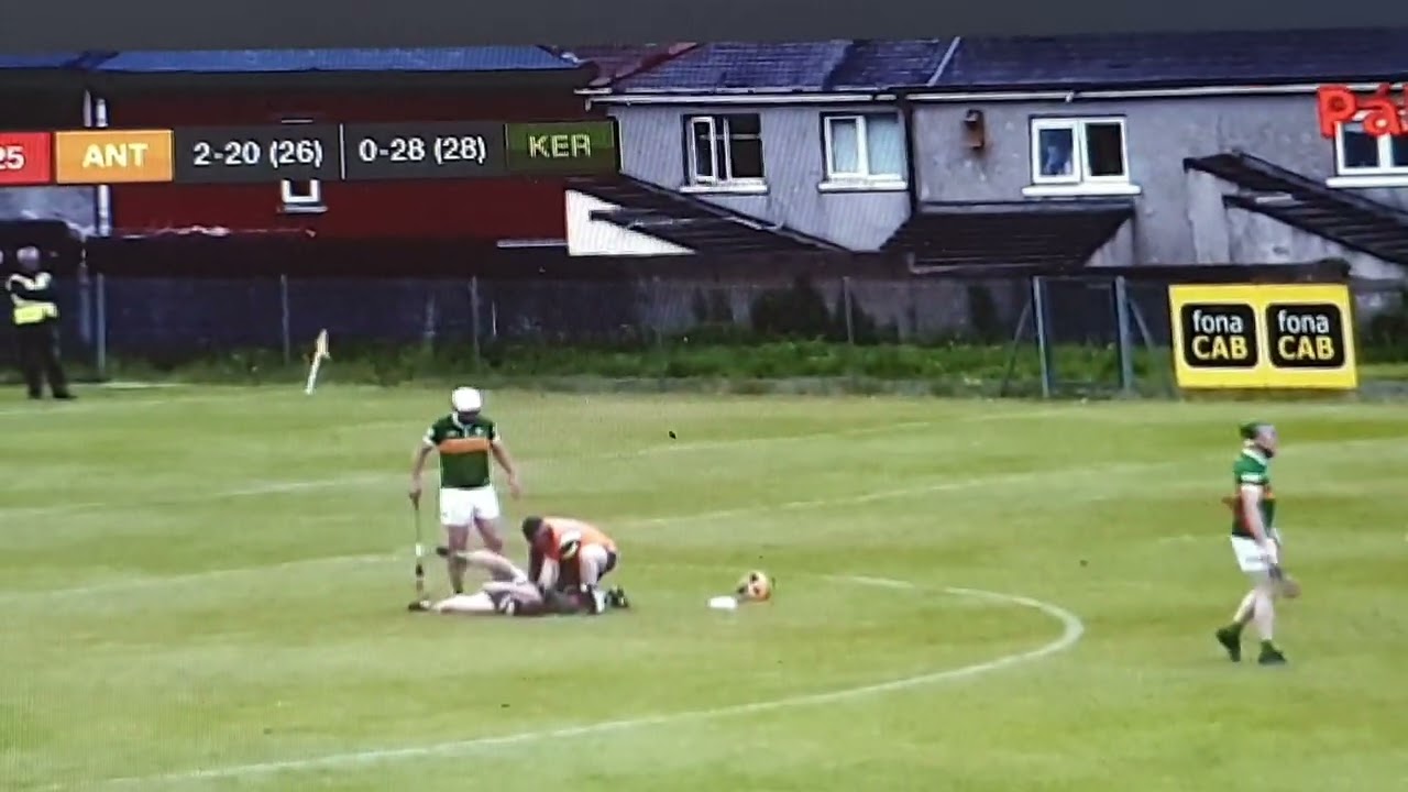 Kerry hurlers beating Antrim on score 0.29 to 2.21.May 21st 2022.