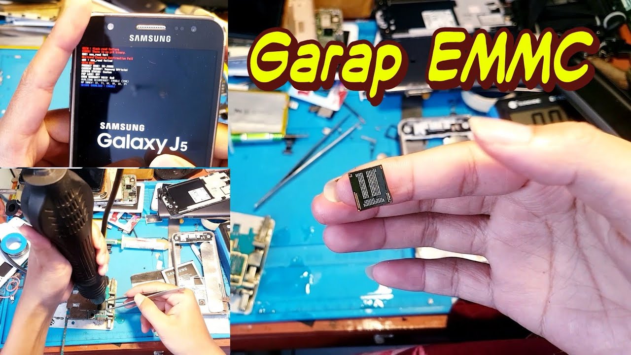 Cara Ganti IC Emmc Samsung J5