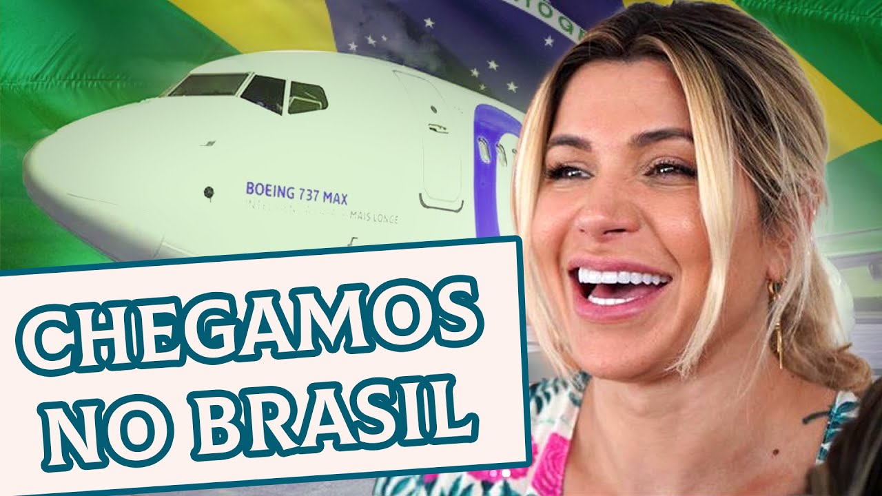 BRASIL, ESTAMOS DE VOLTA!!!  *Chegamos em casa*