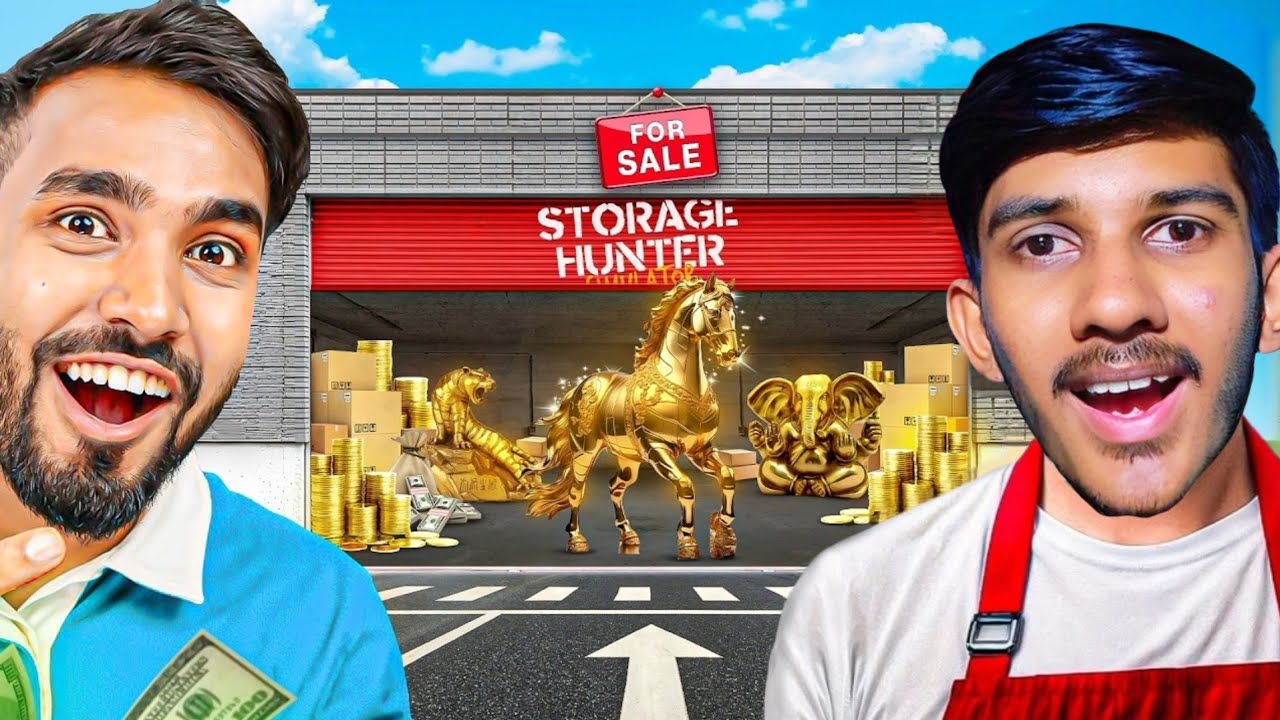 MY FIRST STORAGE AUCTION - CAN I EARN 1000$ | Dattrax Gaming