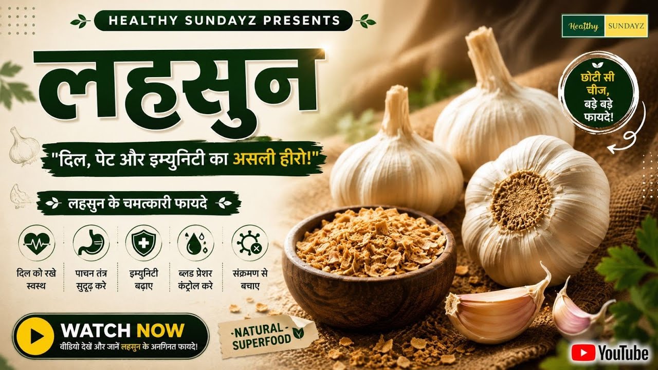 छोटा सा लहसुन, बड़े फायदे! | Healthy Sundayz