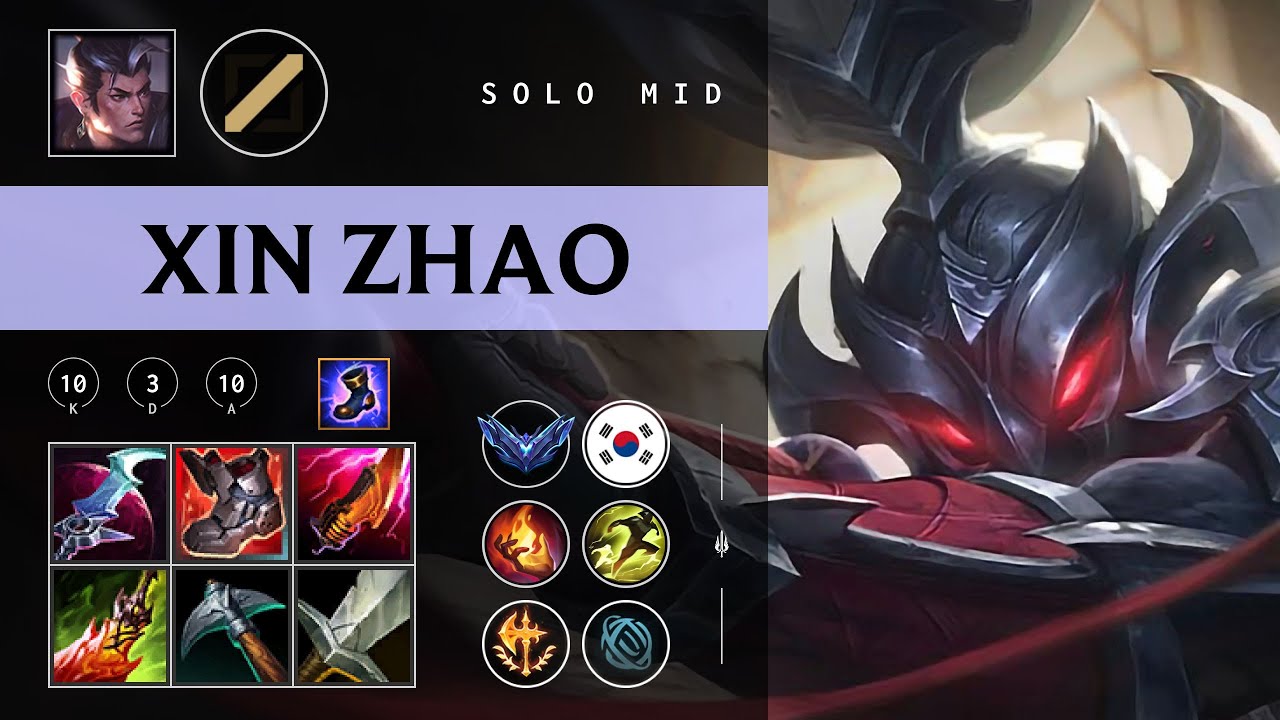 Xin Zhao Mid vs Yasuo - KR Diamond Patch 26.01
