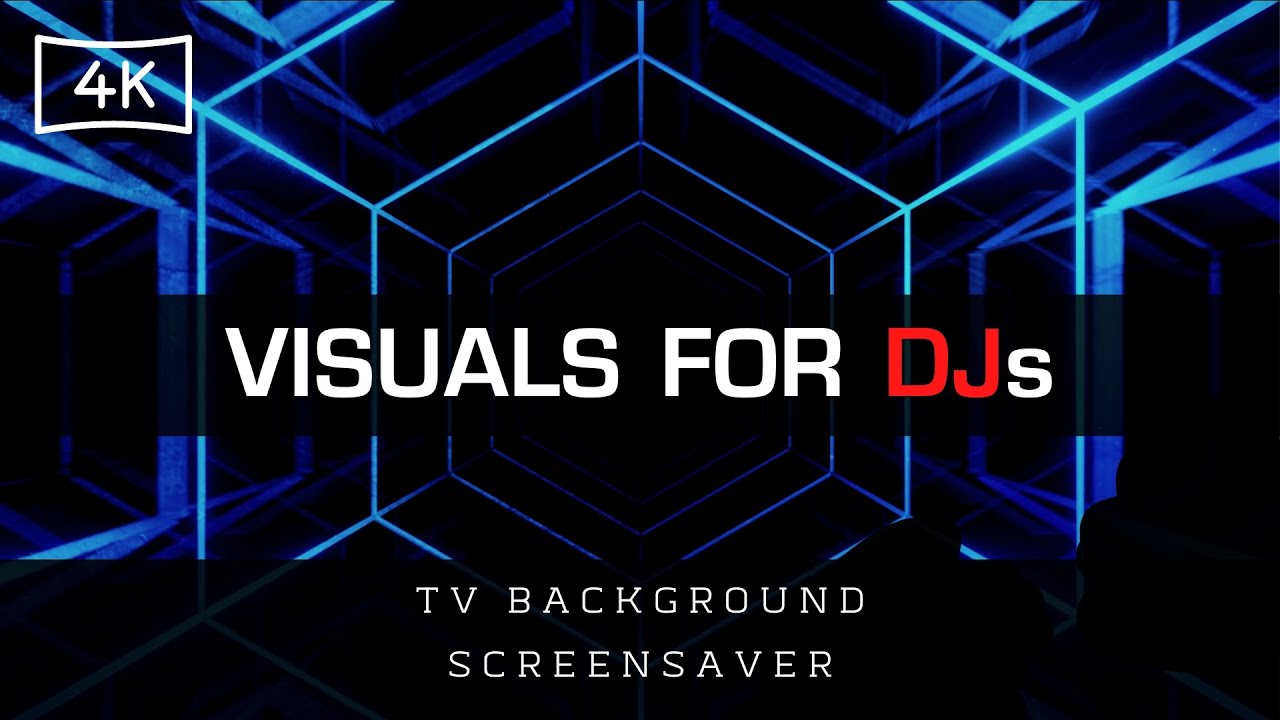 4K OLED Screensaver Motion Background Video | DJ Visuals for Luxury House TV