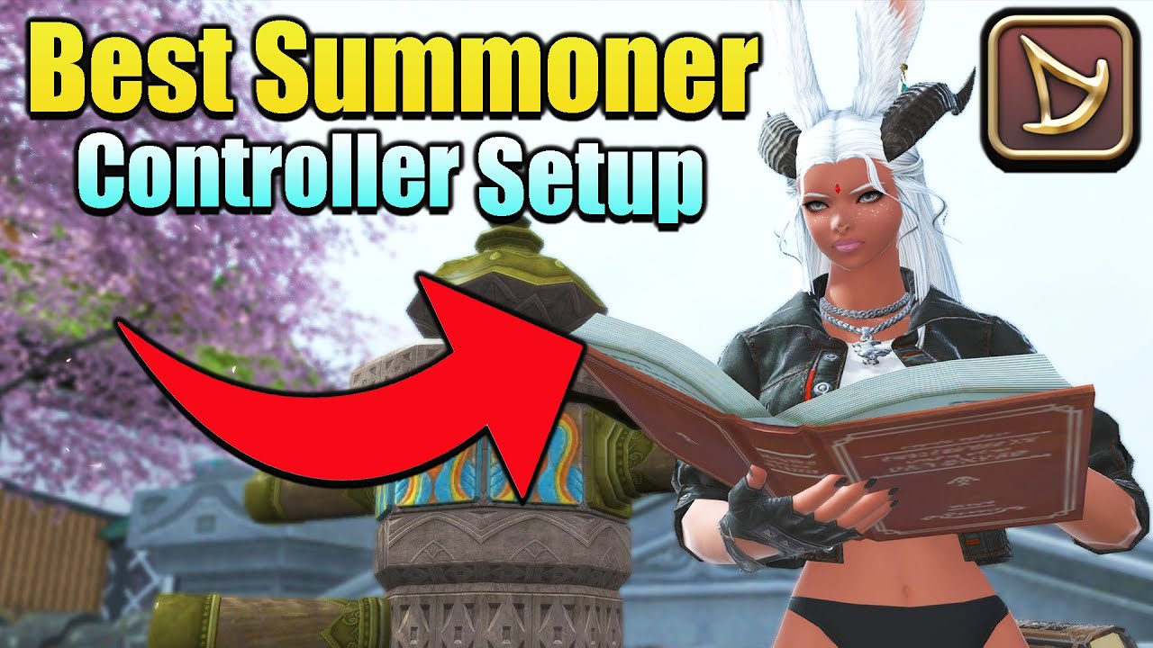 Easy FFXIV Summoner Controller Setup Guide | A easy cross hotbar!