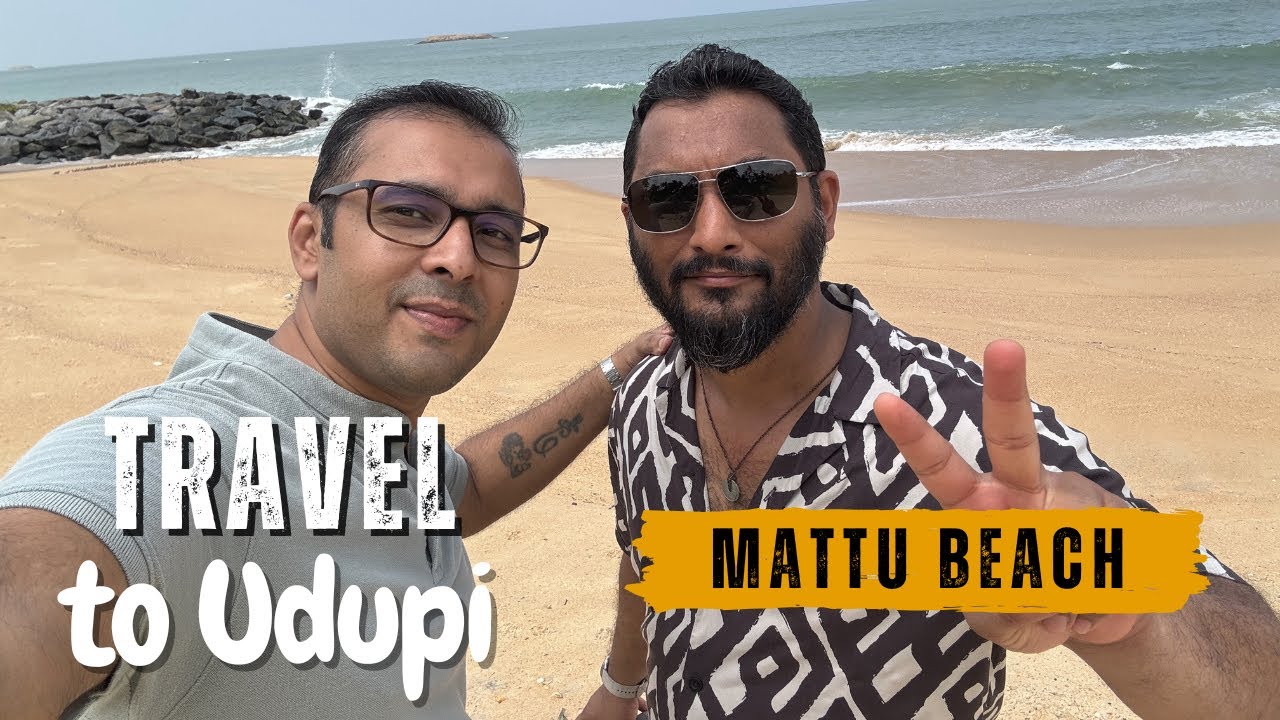 Exploring Udupi & Hidden Gem Mattu Beach | Coastal Karnataka Vibes 🌊✨
