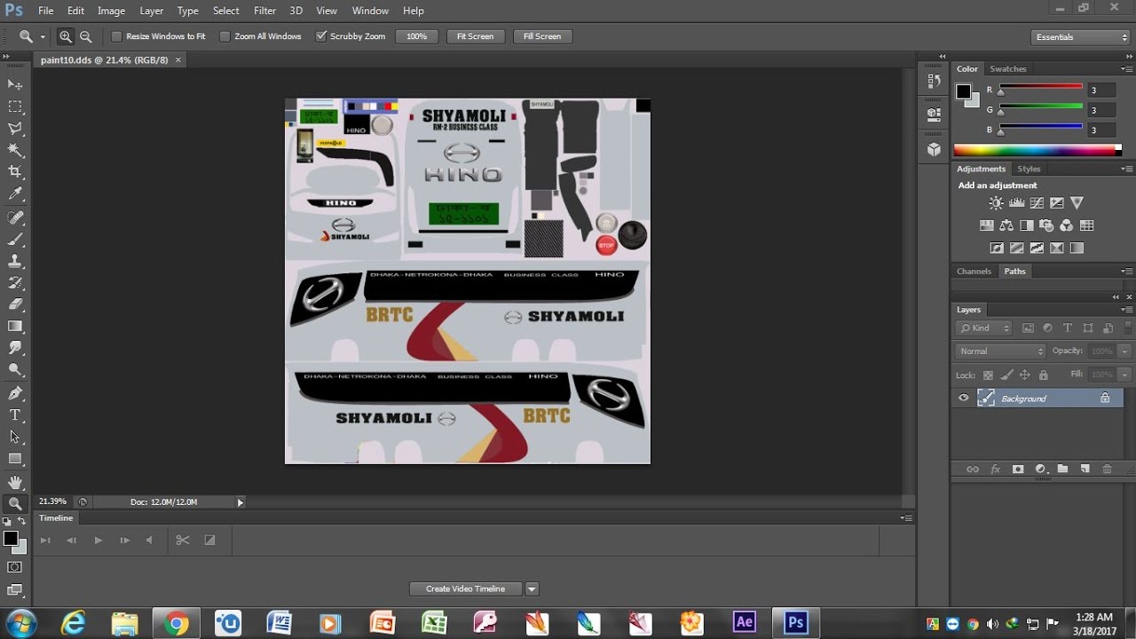 How to extract skin scs file and make bus skin in ets 2 | CS6