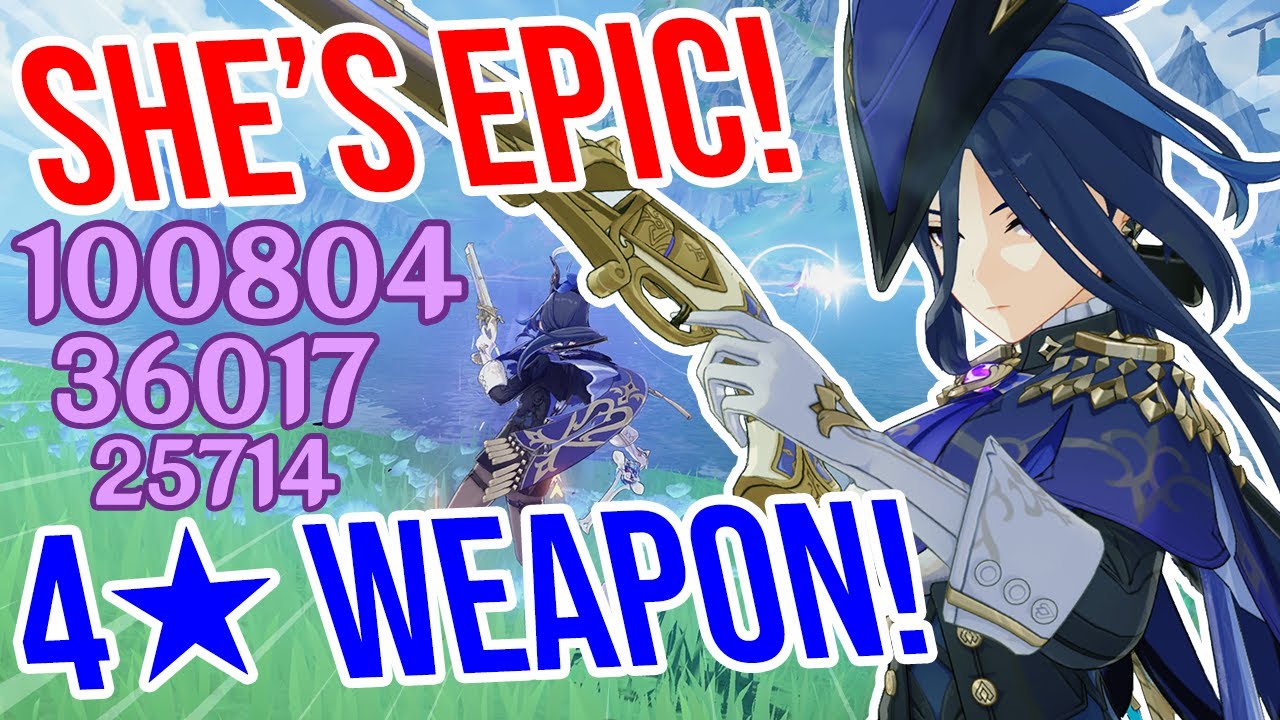 C0 Clorinde &mdash; ЭПИЧЕСКИЙ! 4★ Демонстрация оружия! Genshin Impact