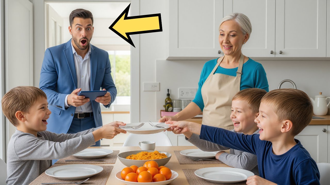 MILLONARIO LLEGA DE SORPRESA AL ALMUERZO… LO QUE ENCUENTRA EN LA COCINA CAMBIA SU VIDA PARA SIEMPRE