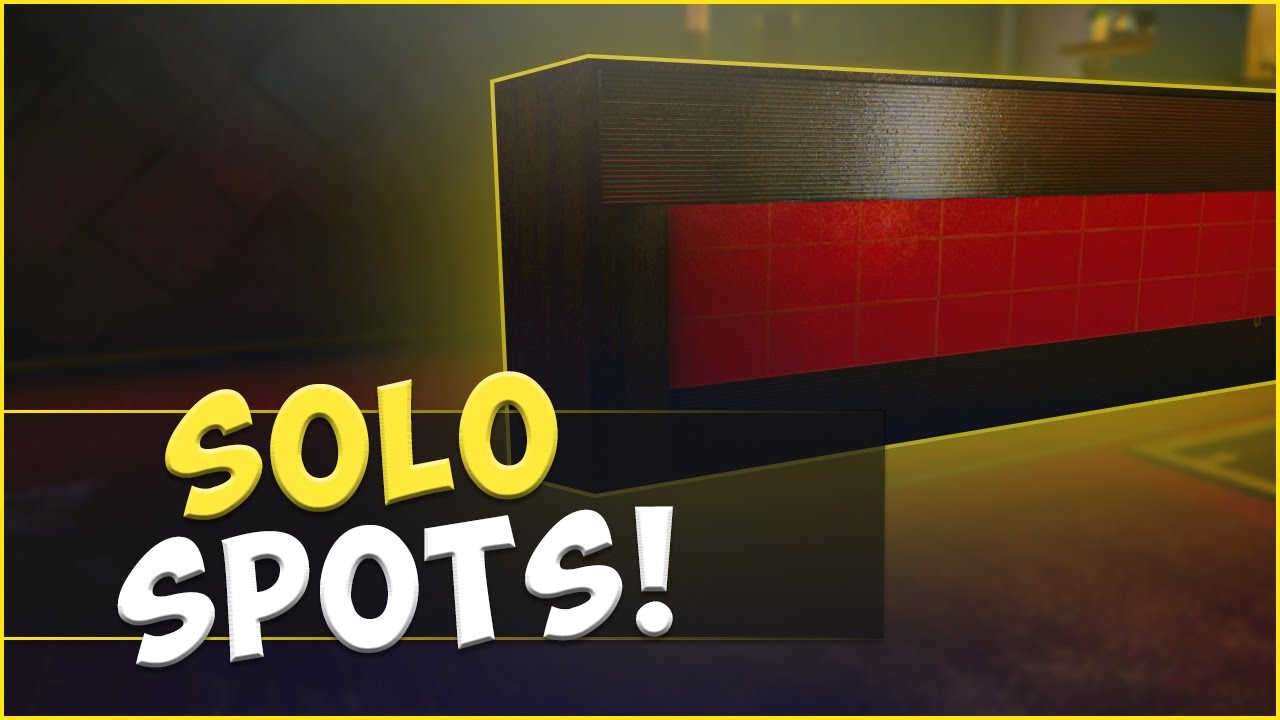 Awesome SOLO Hiding Spots! ( Rainbow Six : Siege )