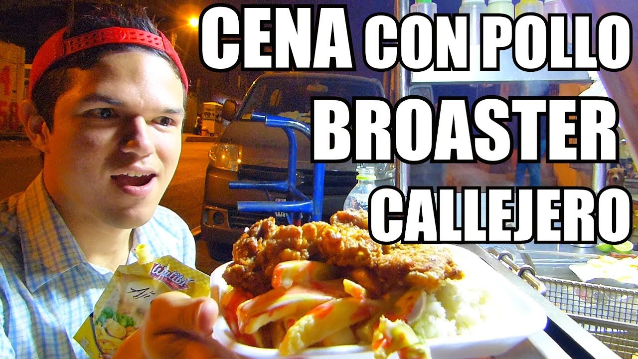CENA con Pollo broster encuentro - Venezolanos en Peru 2018