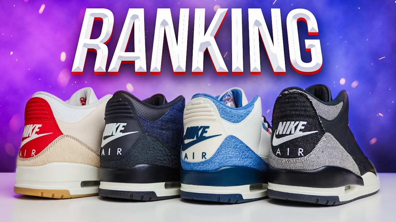 RANKING Air Jordan 3 Levi's Denim Pack