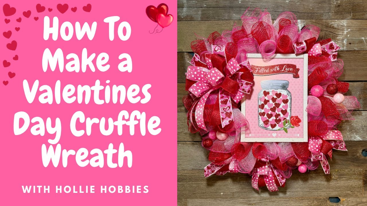 How To Make a Valentines Day Wreath/ DIY Valentines Decorations Ideas/ Valentine’s Day Wreaths/ DIY