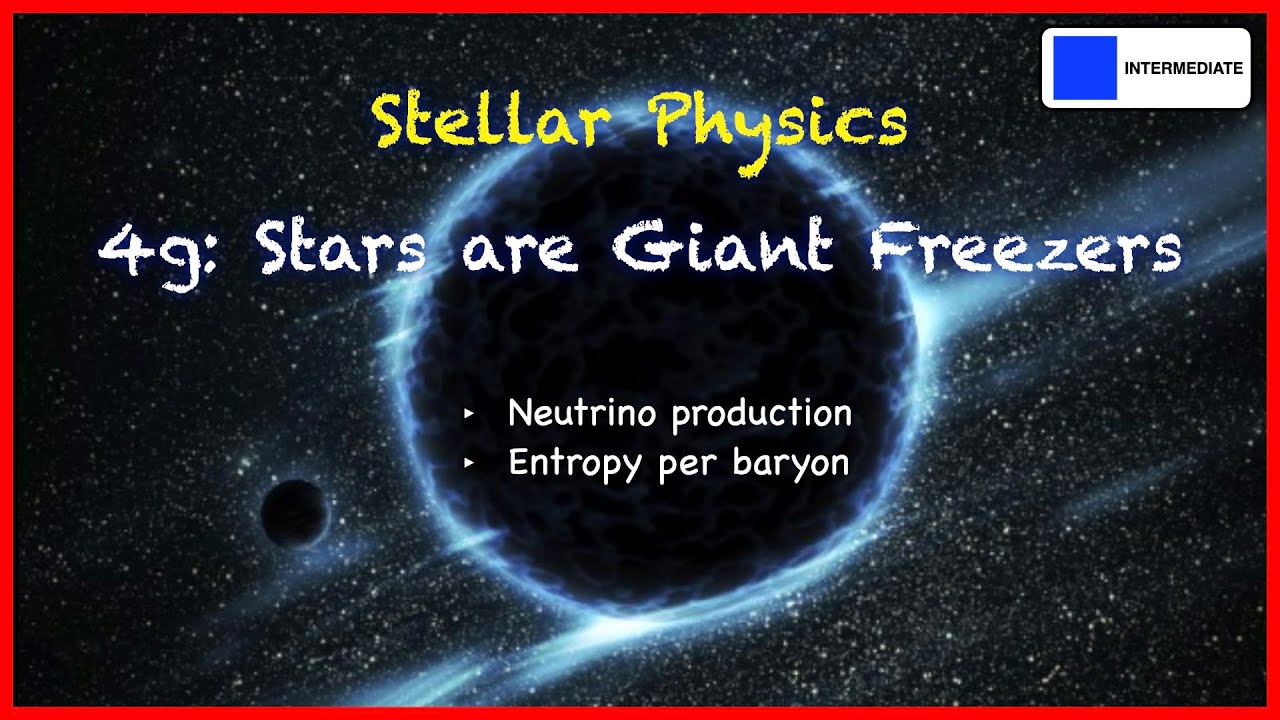 Stellar Physics 4g: Stars are Giant Freezers
