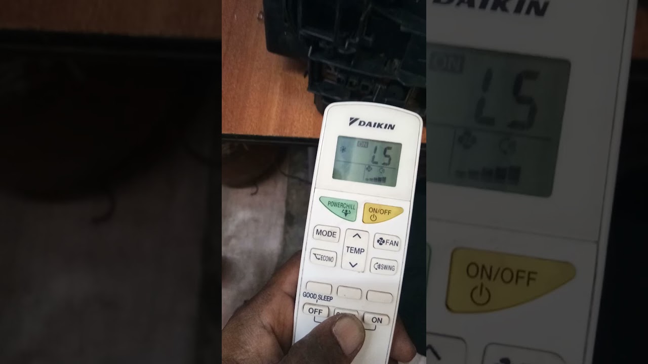 Daikin airconditioner error code finding డైకిన్ ఎర్రర్ కోడ్స్