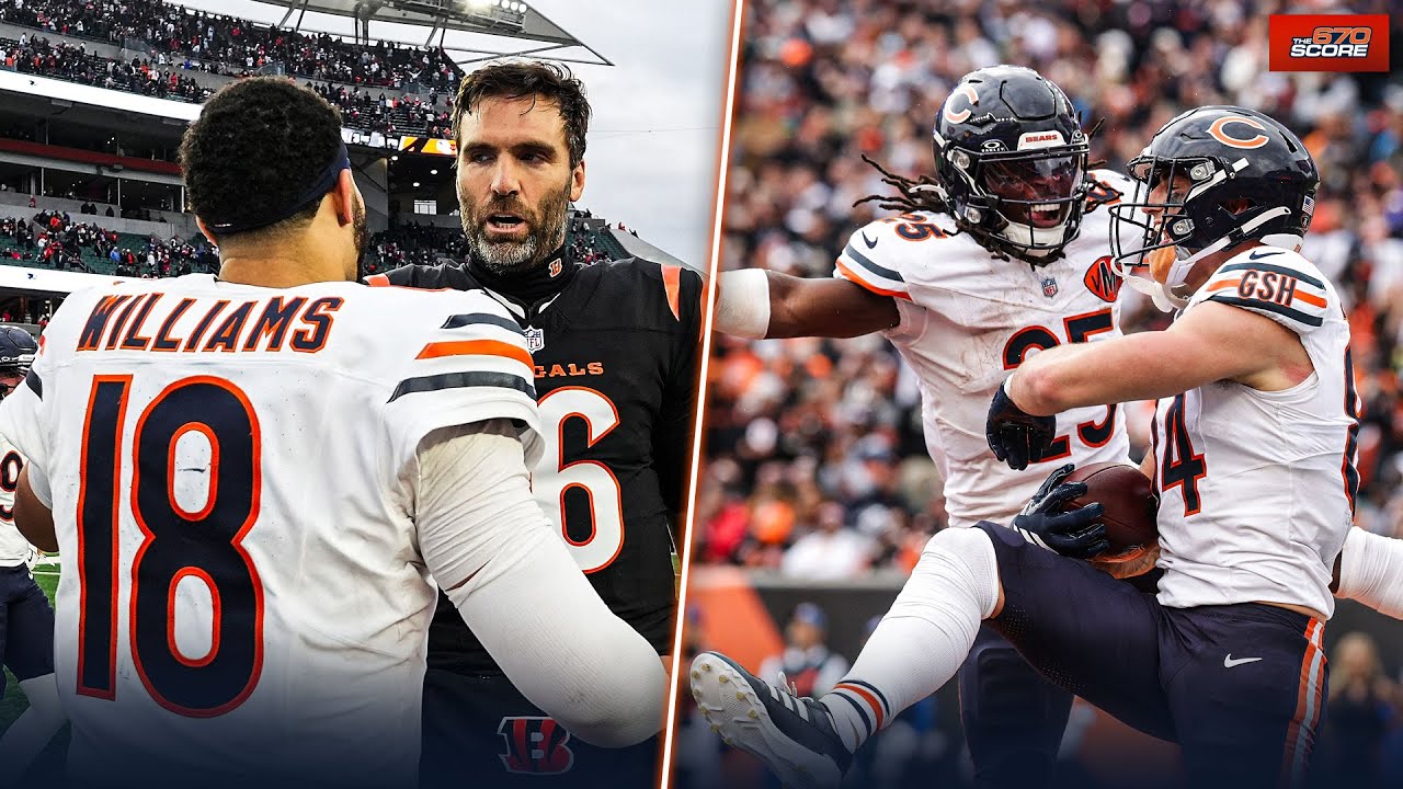 REACTION: Bears rally in final minute for a wild 47-42 win over Bengals | 2025 Bears postgame