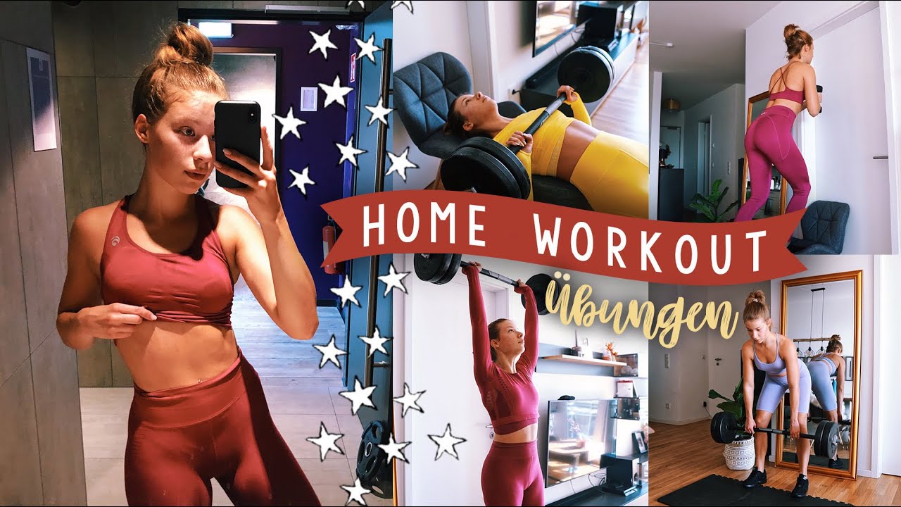 20 Sport Übungen für Zuhause + meine Sportoutfits // JustSayEleanor (Home Workout, wenig Equipment)