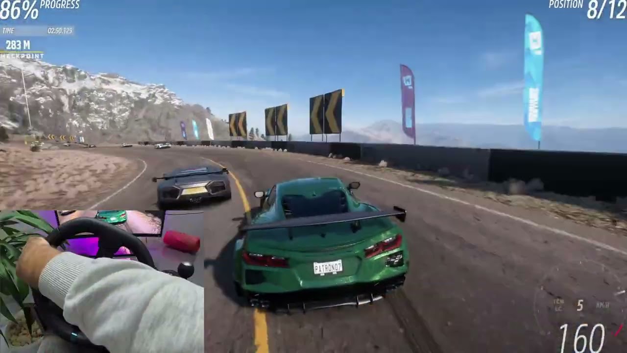 POV: One Mistake At 200 MPH  - Forza Horizon 5 | Steering wheel gameplay