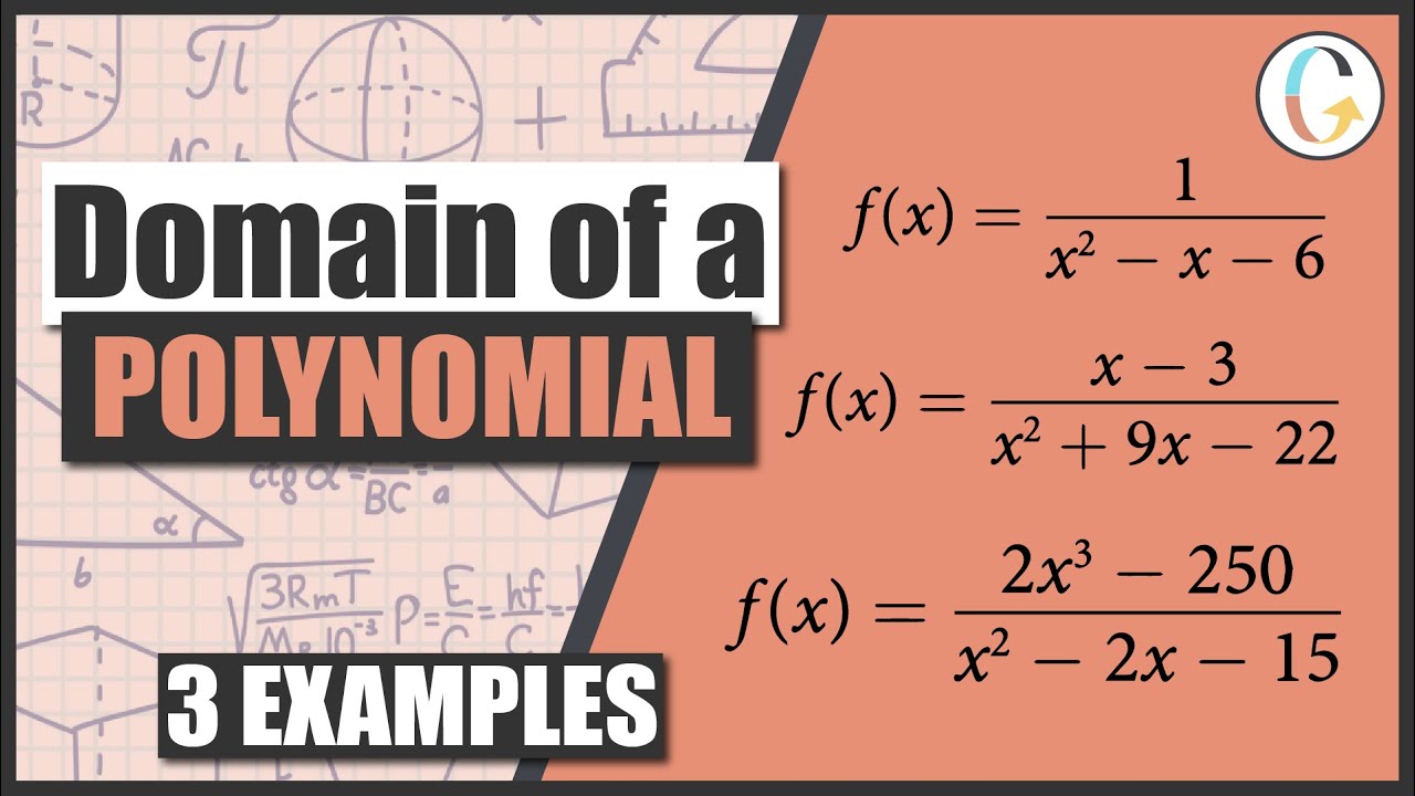 How to Find the Domain of a Polynomial Function Using Interval Notation: f(x) = 1/(x2 - x - 6)