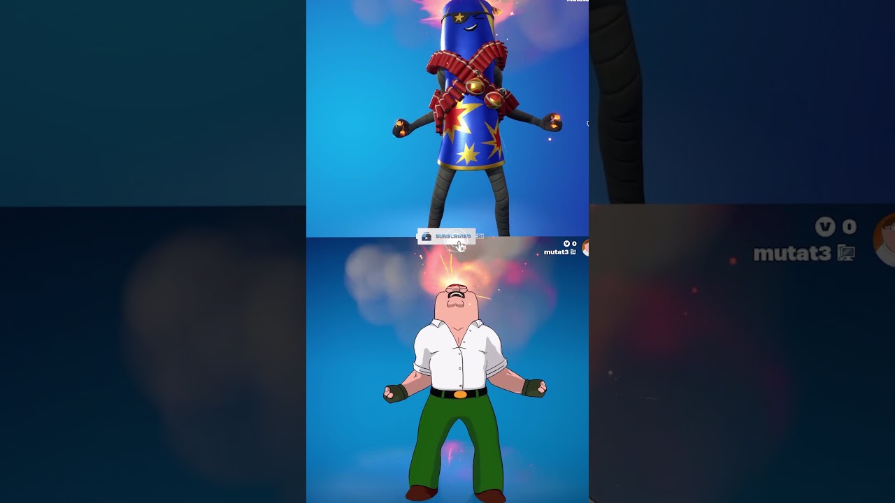 Peter Griffin doing Short Fuse Built In Emote #fortnite