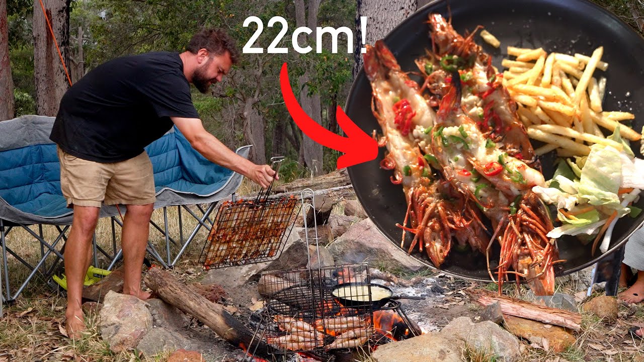 BEST PRAWNS I'VE EVER HAD - Garlic Skull Island Prawns