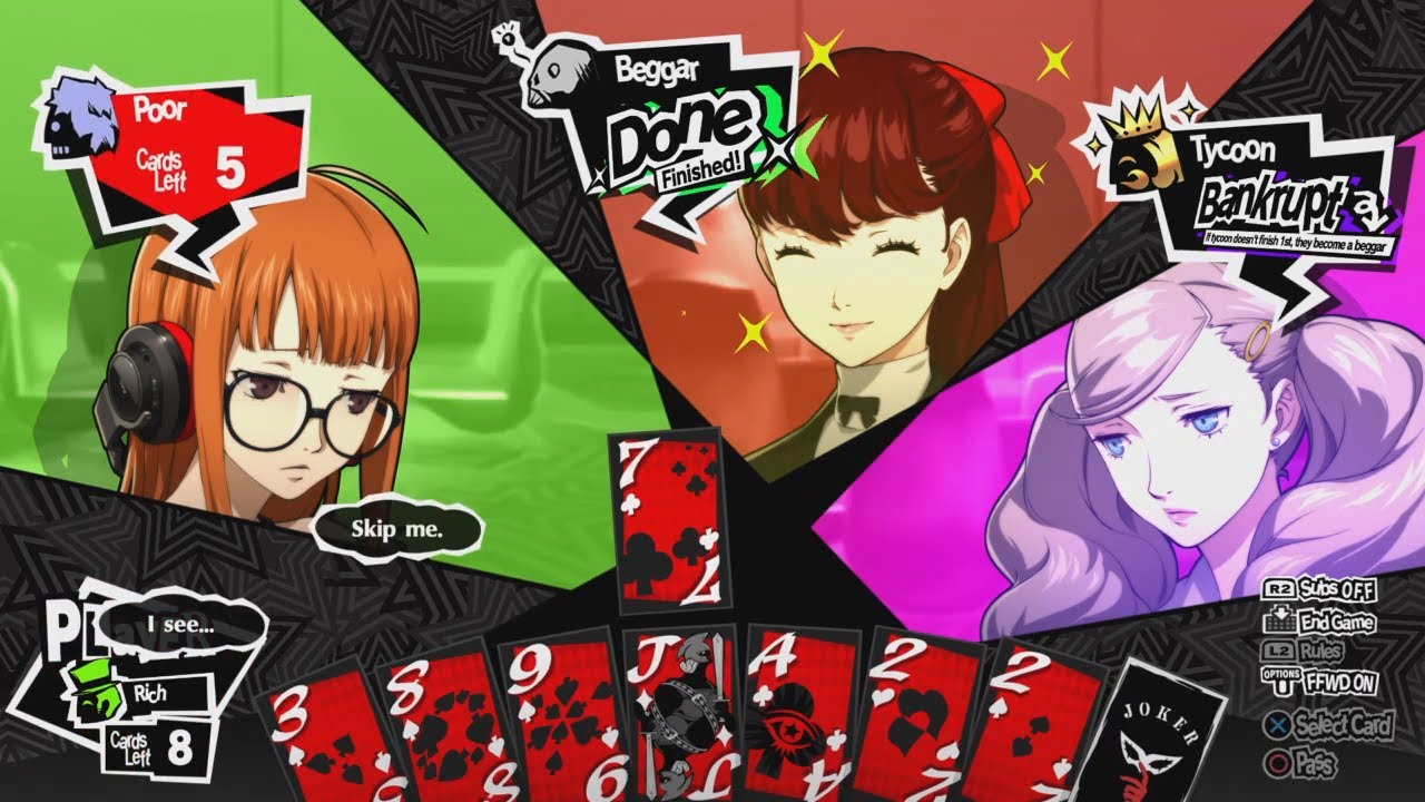 Persona 5 Royal, но Футаба почти не играет в Tycoon