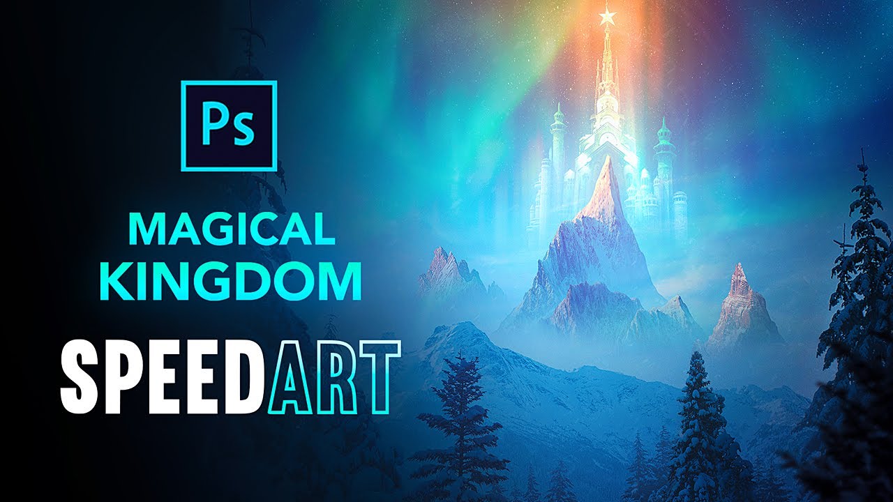 Создайте волшебное королевство в PHOTOSHOP! | Фотоманипуляция