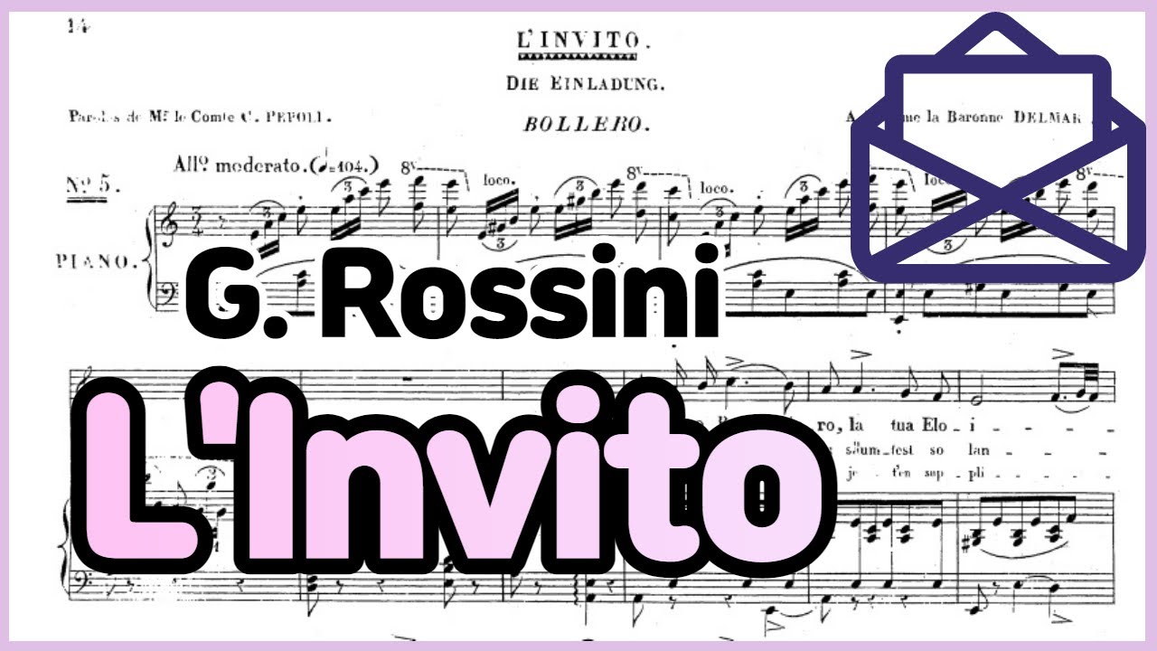 L'invito - [G.Rossini] Piano Accompaniment 로시니 초대 반주
