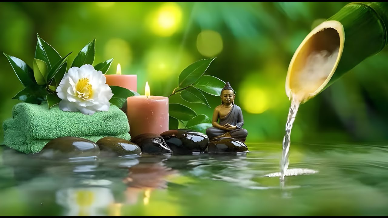 Deep Sleep Piano & Gentle Water Sounds 🌙 Heal Stress, Anxiety, Depression & Emotional Balance