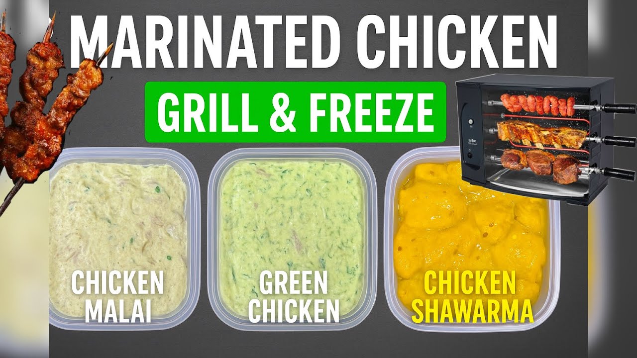 Chicken Marinated Recipes | Grill & Freeze | Meal Prep Ideas for Summer 2025