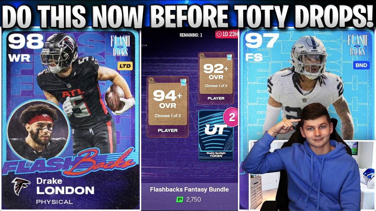 Сделайте это прямо сейчас, пока не вышел TOTY! Шансы на получение флешбэков и паков возрастут!