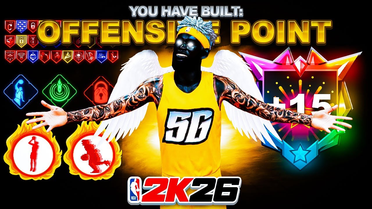 NEW *OPTIMIZED* BEST 6&rsquo;4 POINT GUARD BUILD in NBA 2K26! ALL AROUND BUILD! best build 2k26