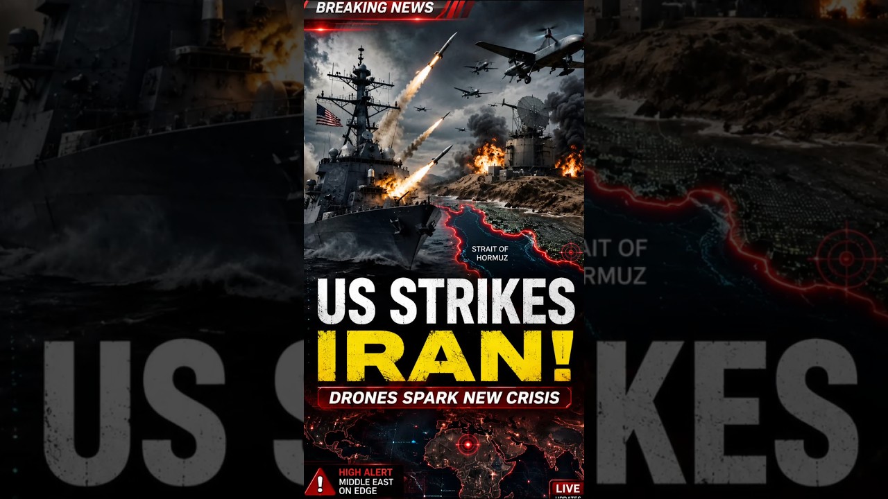 US Strikes Iran After Drone Attack? Middle East Crisis  #shorts #ytshorts #youtubeshorts #news