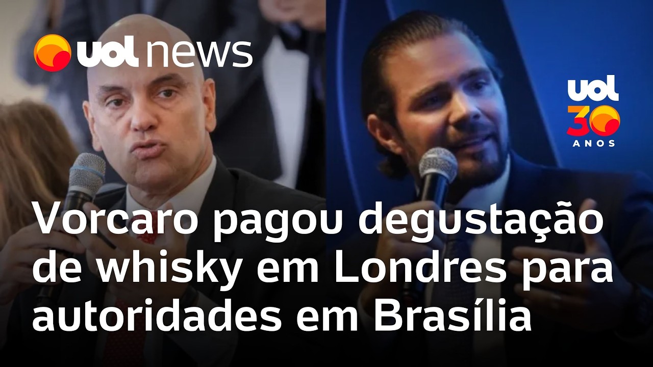 Vorcaro pagou degustação de whisky em Londres com Moraes, Gonet, Toffoli e diretor-geral da PF