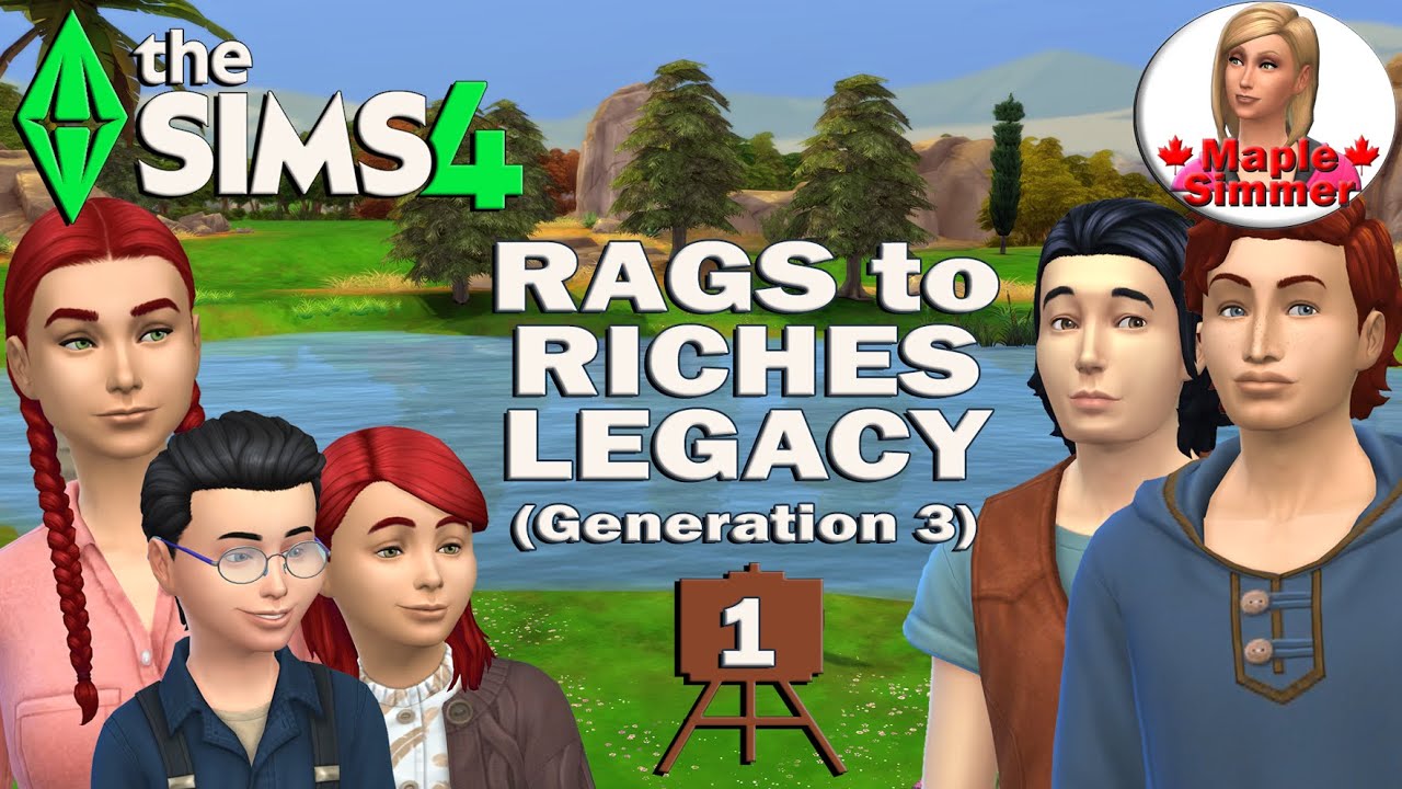 Introductions! Pt 1: Gen 3 of Maple's Rags to Riches Legacy (Sims 4)