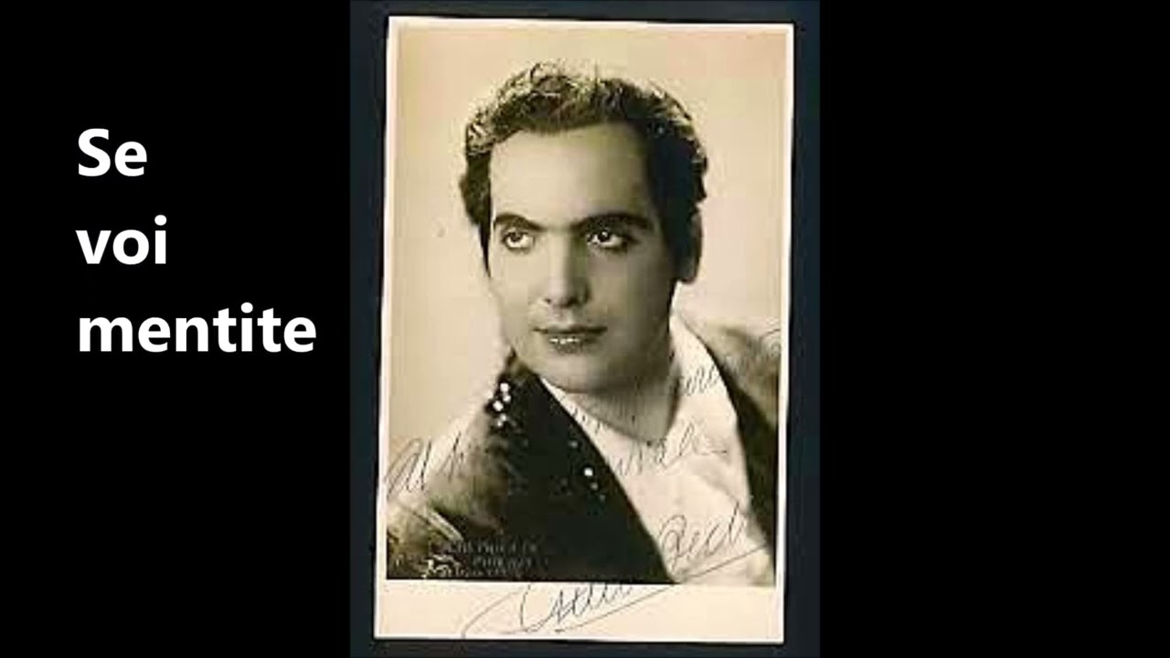 da CAVALLERIA RUSTICANA duo Santuzza  Compare Alfio con Lina Bruna Rasa Gino Bechi