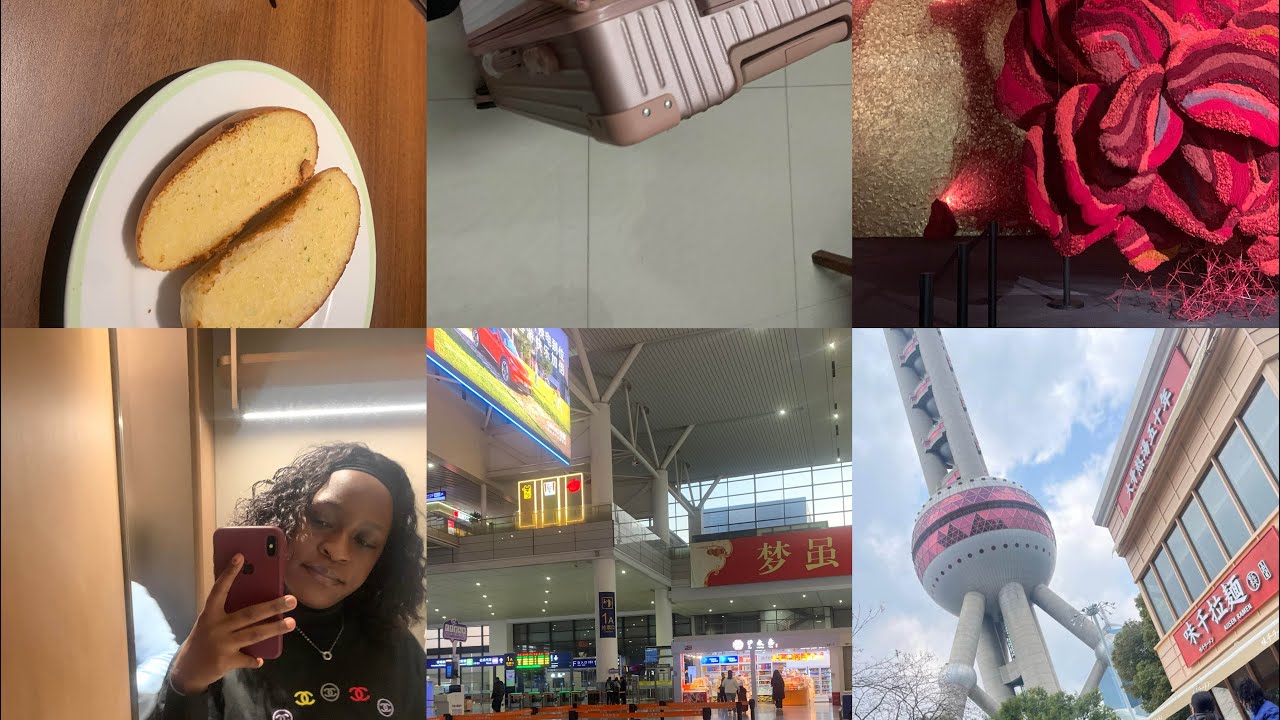 Going to Shanghai// travel vlog// Day 1 🎀// meeting my Aunt