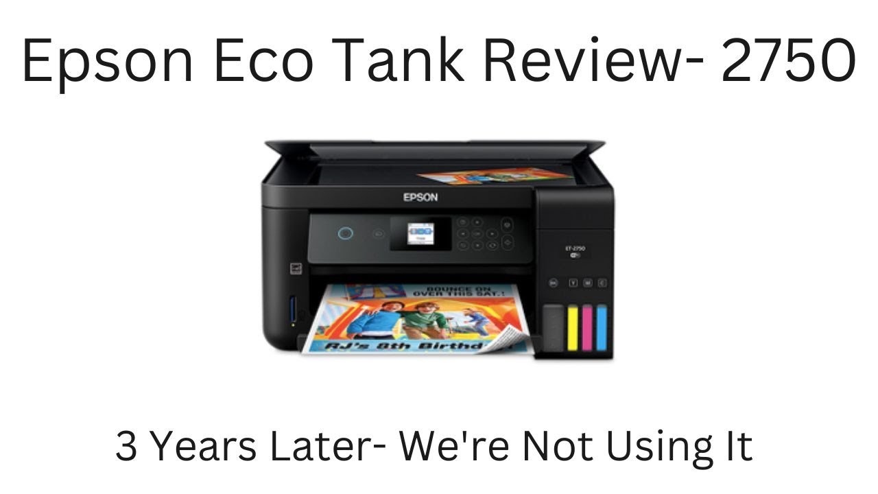 REVIEW: Epson Eco Tank Printer | This May Surprise You!