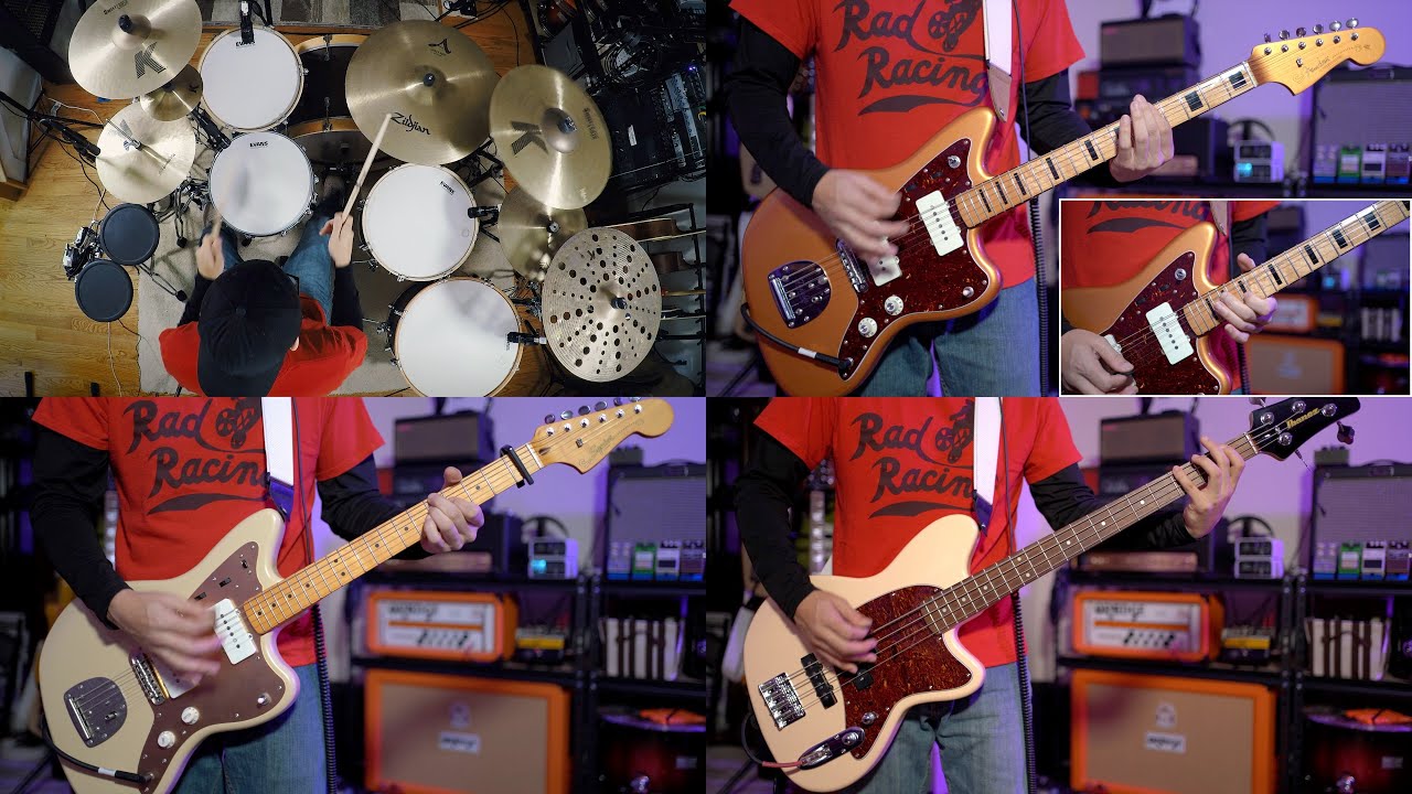 My Bloody Valentine - Only Shallow [DRUM + GUITAR + BASS COVER]